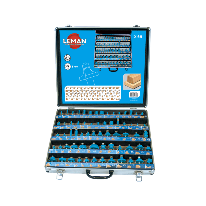 COFFRET DE 66 MÈCHES DE DÉFONCEUSE